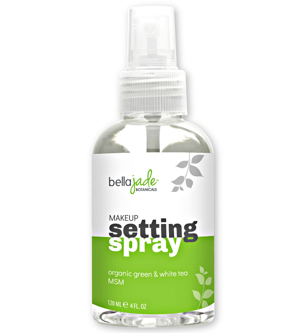 Bella Jade makeup setting spray bottle mist delivers a long-lasting dewy finish for all skin types