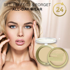 Bellapierre banana-tone powder closeup highlighting brightening and redness-neutralizing effects for a radiant complexion.
