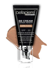Bellapierre BB Cream SPF 20 dark cool bottle with mineral sunscreen protection.
