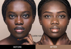 Bellaterra Cosmetics BB Cream matte finish close-up emphasizes smooth pores.