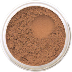 Bellaterra BellaTerra Cinnamon mineral foundation bottle in warm shade for deep skin tones.