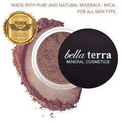 Bellaterra Brown Sugar swatches reveal warm, buildable coverage possibilities.