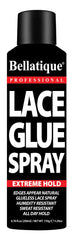 Bellatique Lace Glue Spray bottle delivering secure, long-lasting hold for lace fronts.