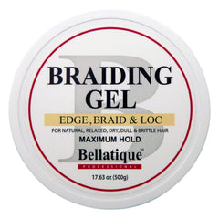 Bellatique gel dispense close up highlights fast drying for quicker styling.