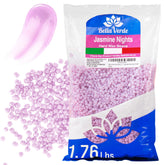 Bella Verde wax beads pack front, spa-quality performance for at-home waxing.
