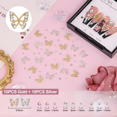 BELLEBOOST 3D flower charms brighten nail designs