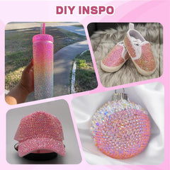 BelleBoost bedazzling kit setup with tools sparks creativity