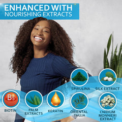 Bellisso Biotin Shampoo labeled salon-grade for premium care