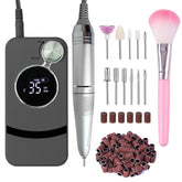 Belovedone nail drill 35000RPM in action for fast removal and smooth operation