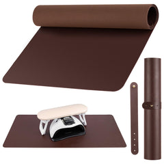 Beloving Nail Art Table Mat shows full workspace for manicures and supplies.