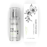 Benatu Hair Perfume Oil bottle with Lily Sandalwood fragrance for smooth, refreshed hair.