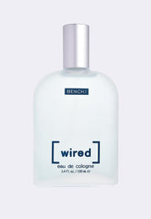 Bench Wired Eau de Cologne bottle front shows compact 100 ml design for easy carry.