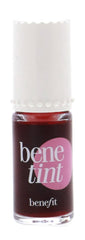 Benefit Bene Tint rose bottle with doe-foot applicator for quick lips and cheeks color.