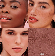 Benefit BOP Java Powder Blush Rosy Mocha packaging detail highlighting compact design