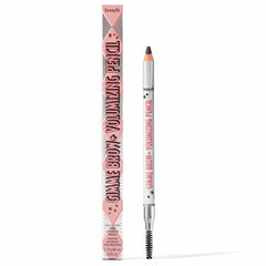 Benefit Gimme Brow bottle close-up showing fibers for natural fullness