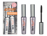 Benefit They're Real Beyond Mascara Duo Pack 2 ready for travel.