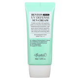 Benton Air Fit UV Defense Sun Cream bottle on a clean surface for daily UV protection.