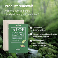 BENTON Aloe Soothing Mask Pack cooling effect visual suggests refreshing relief
