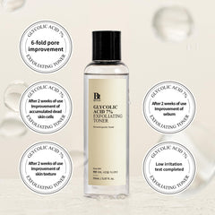 Benton Glycolic Toner bottle with pump for easy daily use.