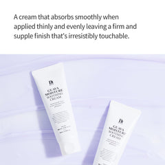 BENTON Guava Moisture Cream spread-on-hand demonstrates quick absorption.