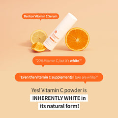 BENTON Vitamin C Serum réduit l’oxydation grâce à l’absence d’eau et d’alcool.
