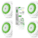 Benvesa acne replacement brush heads four-pack packaging for Clarisonic compatibility