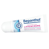 Bepanthol lipcare cream close-up texture for smooth lips