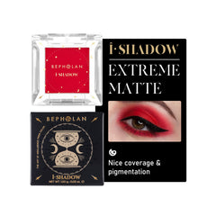BEPHOLAN scarlet red eyeshadow for dramatic looks with vibrant payoff