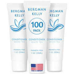 BERGMAN KELLY hotel conditioner foil sealed tube for leakage protection during travel
