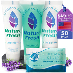 BERGMAN KELLY Nature Fresh soap bars bulk for hotel welcome kits