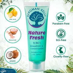 BERGMAN KELLY nature fresh scent bottle ideal for refreshing guest toiletries.