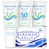 BERGMAN KELLY rectangle soap bars in 1 oz wraps for hygienic guest bathrooms