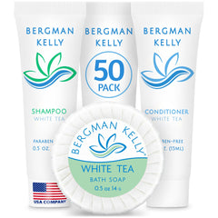 BERGMAN KELLY round hotel soap bar packaging with leakproof protection for guest amenities.
