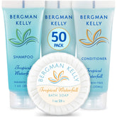 BERGMAN KELLY round hotel soap bar with tropical scent for guest rooms.