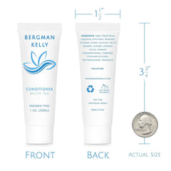 BERGMAN KELLY white tea scented conditioner offers subtle guest refreshment