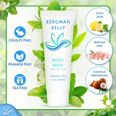 BERGMAN KELLY foil-sealed tube ensures hygiene and freshness for guest bathrooms