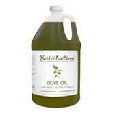 Best of Nature Olive Oil bottle pour for smooth massage prep.