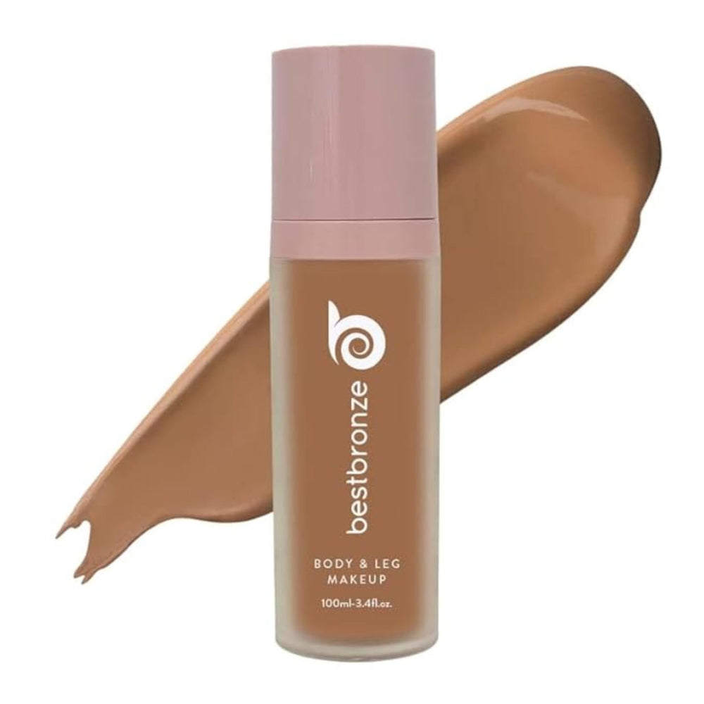 BestBronze body makeup concealer bottle delivering long-lasting coverage for tattoos.