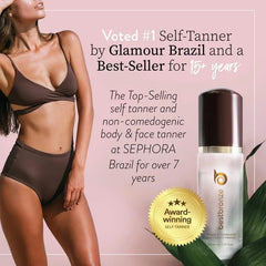 Best Bronze Vegan Cruelty-Free Formula hydrates skin while tanning.