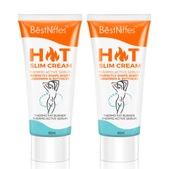Bestniffes fat burner sweat cream texture close-up shows rich, easily absorbed formula