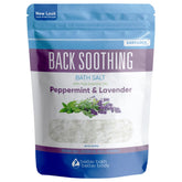 Better Bath Better Body back soothing bath salt dissolves smoothly for a soothing soak in warm water