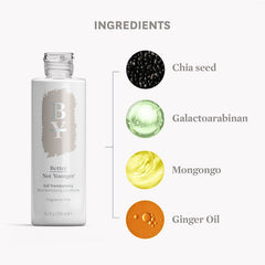 Better Not Younger texture closeup demonstrates fragrance-free formula for sensitive scalps