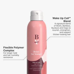 Better Not Younger Wake Up Call root-volume shot reveals visible lift on fine hair