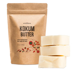 Better Shea Butter Kokum Butter block unrefined for DIY skincare bases and blends