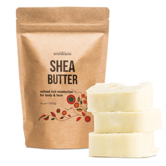 Better Shea Butter refined unscented bar close-up highlights smooth texture for skin care