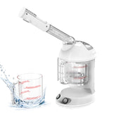 Betterme portable facial steamer with removable water cup for hygienic sessions.