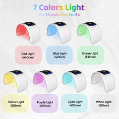 Beuwe LED Face Mask demonstrates full-face coverage for consistent light therapy sessions.
