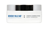 Beverly Hills MD Crepe Correcting Body Complex jar front showing rich hydration for smoother skin