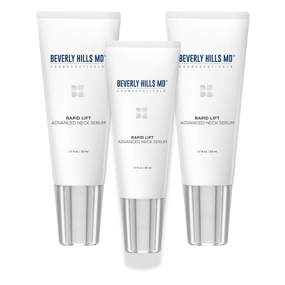 Beverly Hills MD Rapid-Lift Advanced Neck Serum smooths neck lines for a defined look