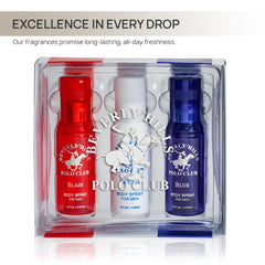 BHPC three 3oz bottles display, travel-friendly for on-the-go touch-ups